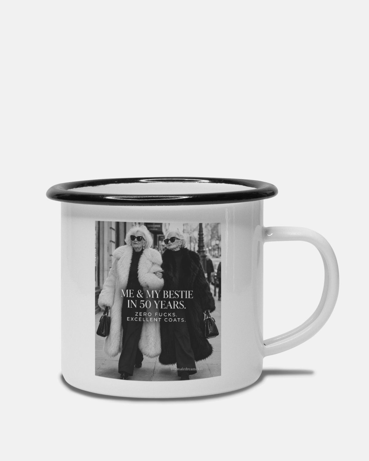 BESTIES IN 50 years Retro Mug