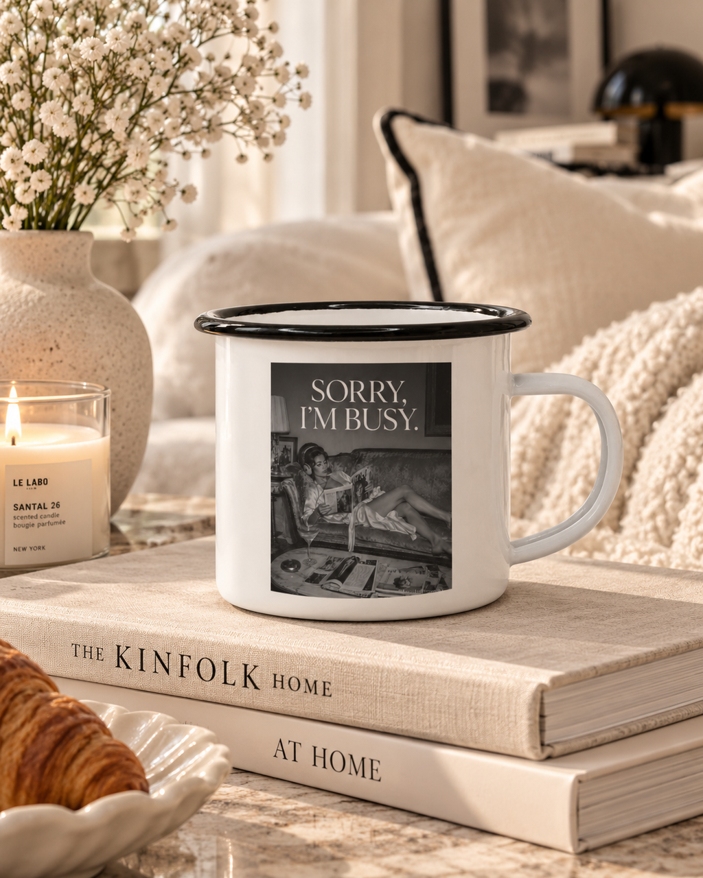 SORRY, I'M BUSY. Retro Mug