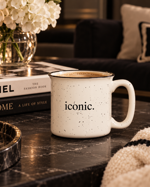 FUCK OFF. Terrazzo Ceramic Mug