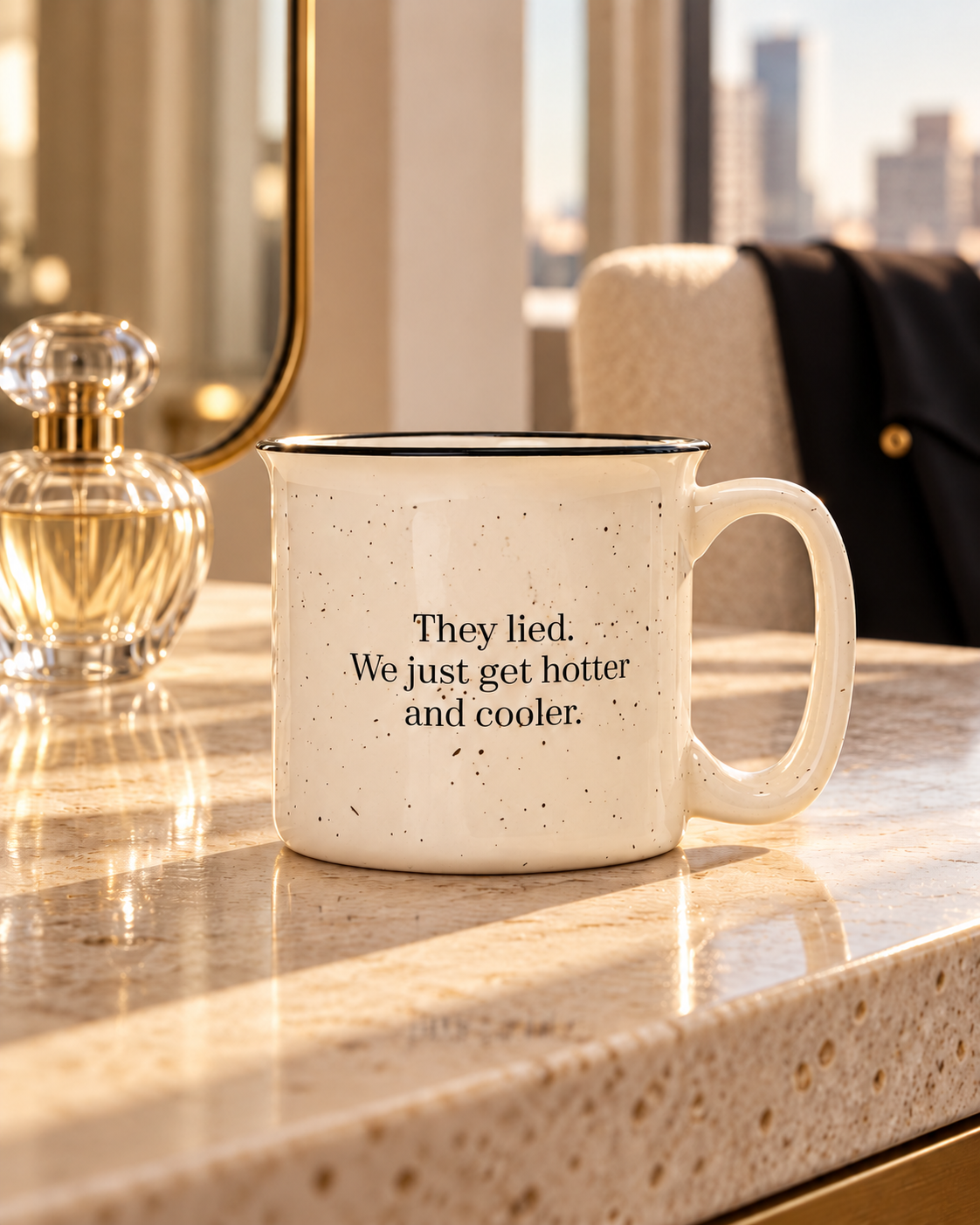 HOTTER & COOLER. Terrazzo Ceramic Mug
