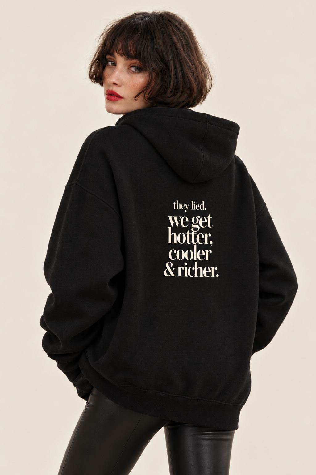 The THEY LIED. Boyfriend Hoodie