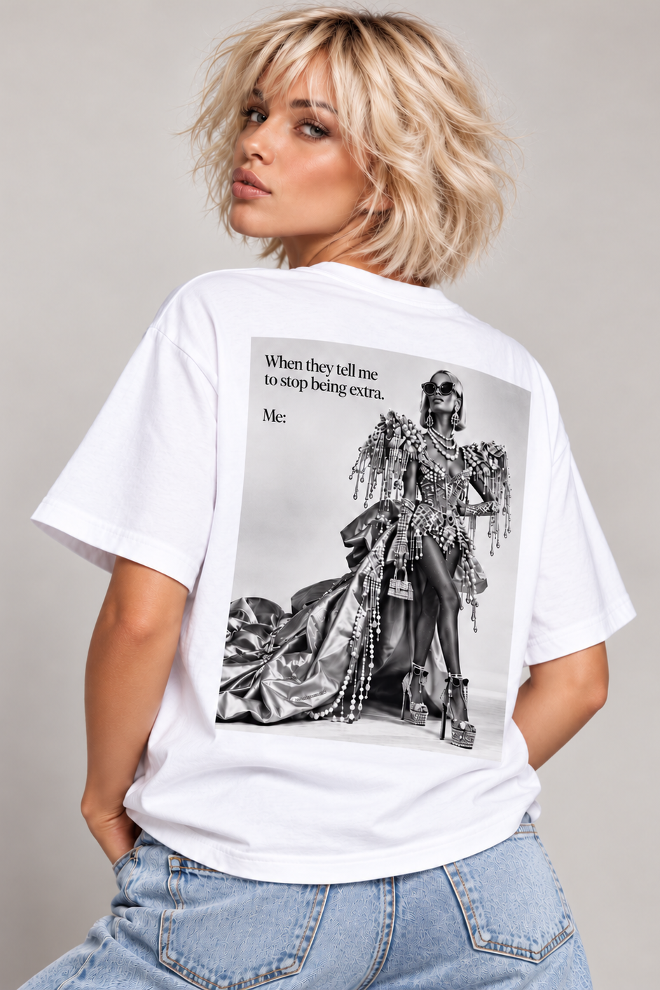 The EXTRA Tee | Back Graphic