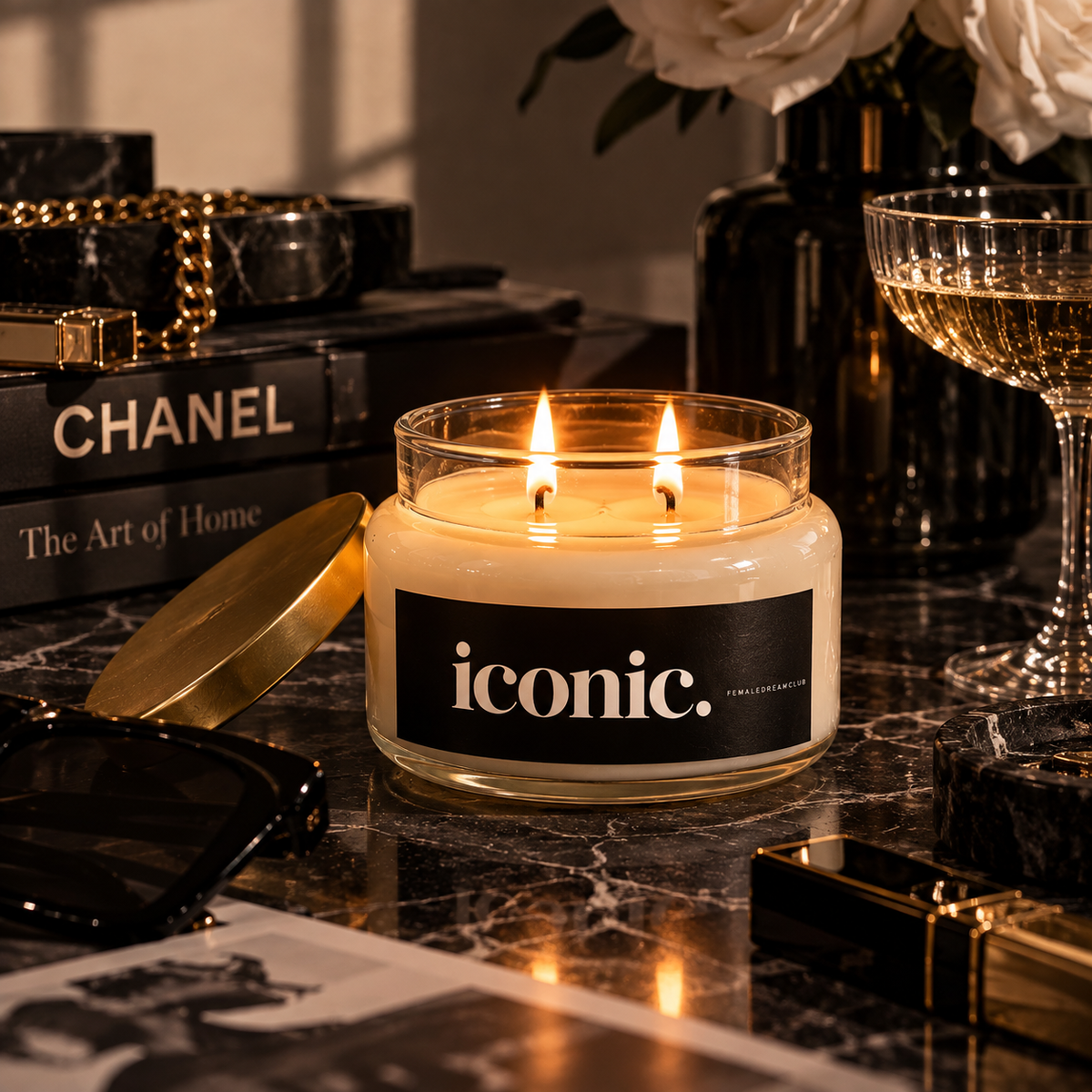 The ICONIC. Double-Wick Candle