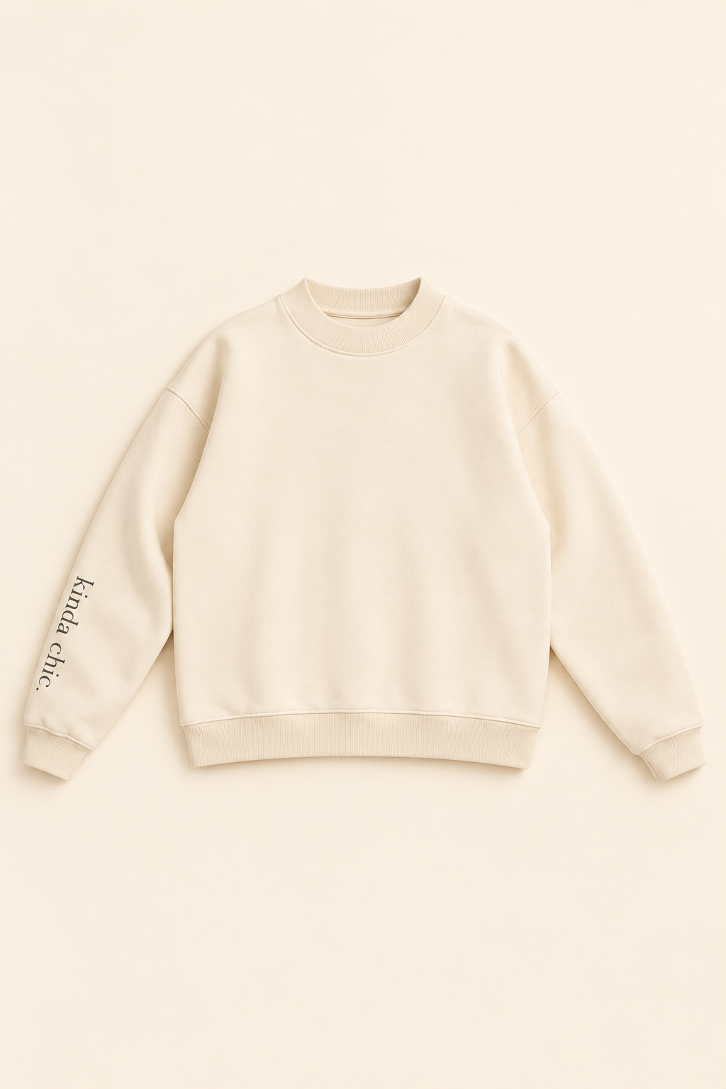 The KINDA CHIC. Sleeve Crew