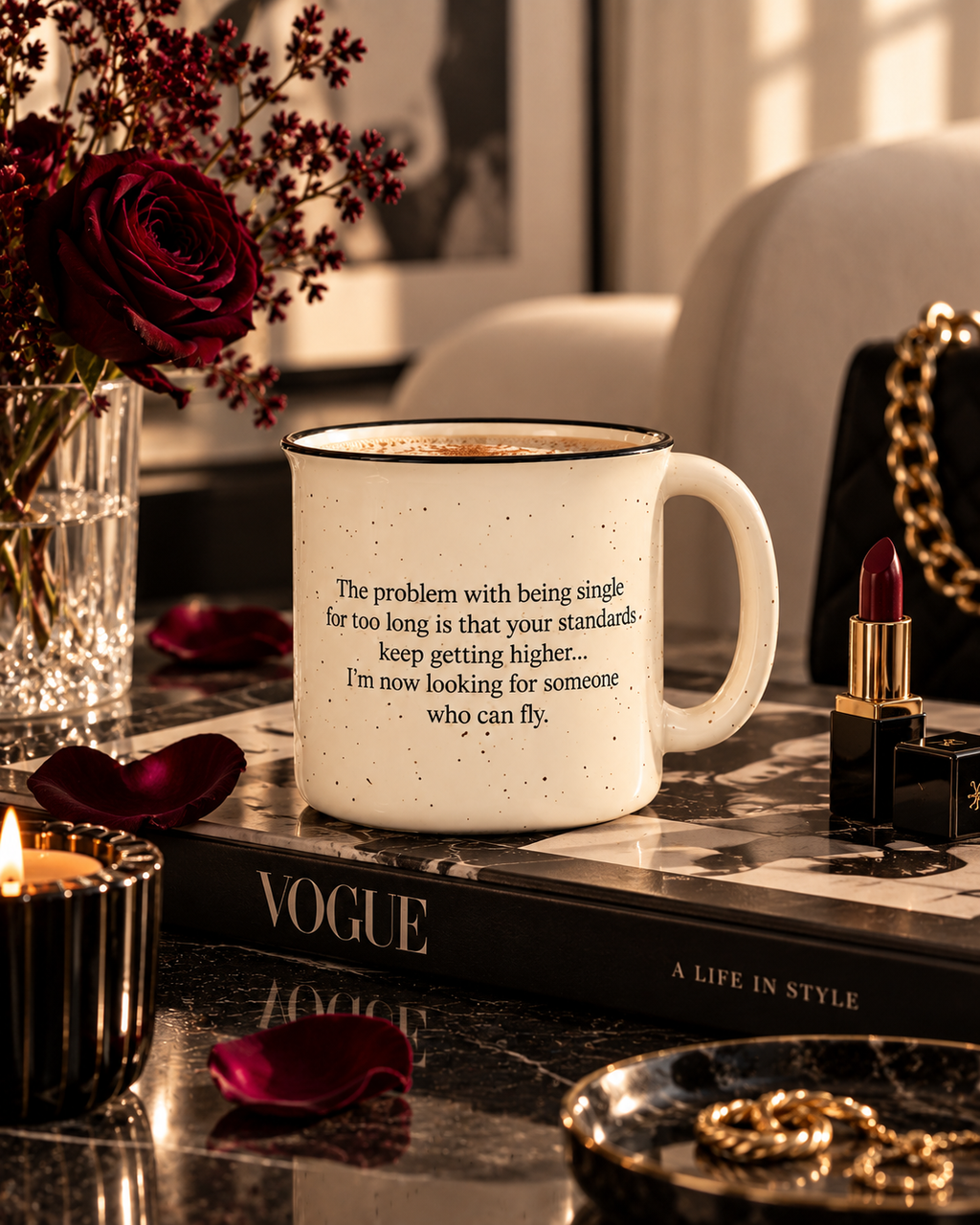 HIGH STANDARDS. Terrazzo Ceramic Mug