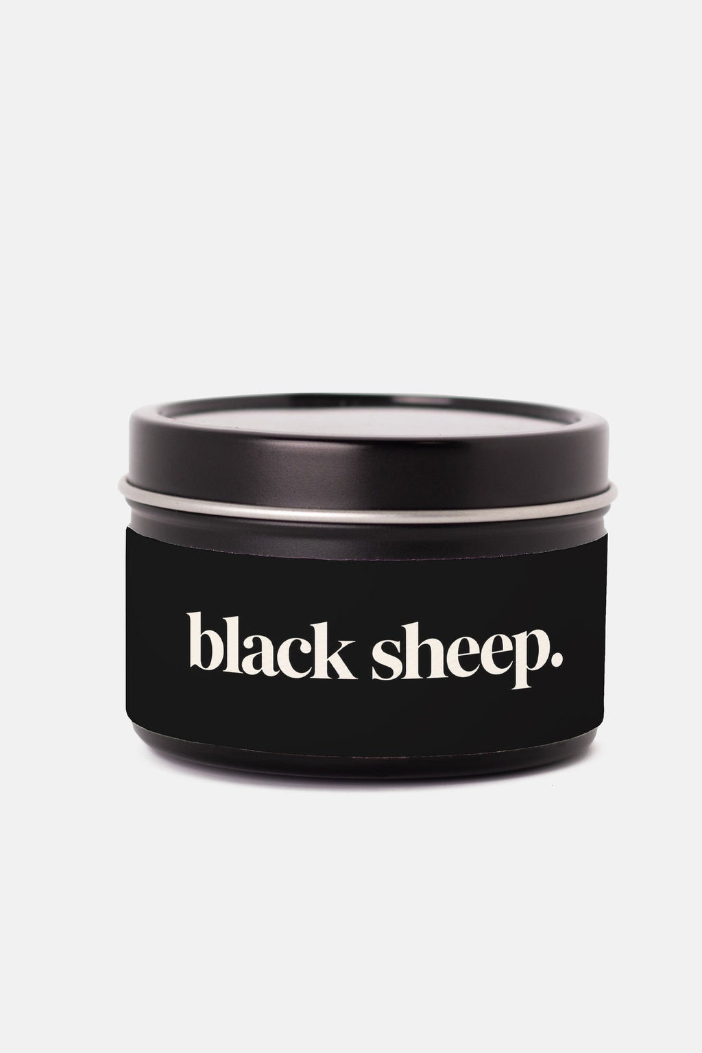 The BLACK SHEEP. 4 oz Tin Candle