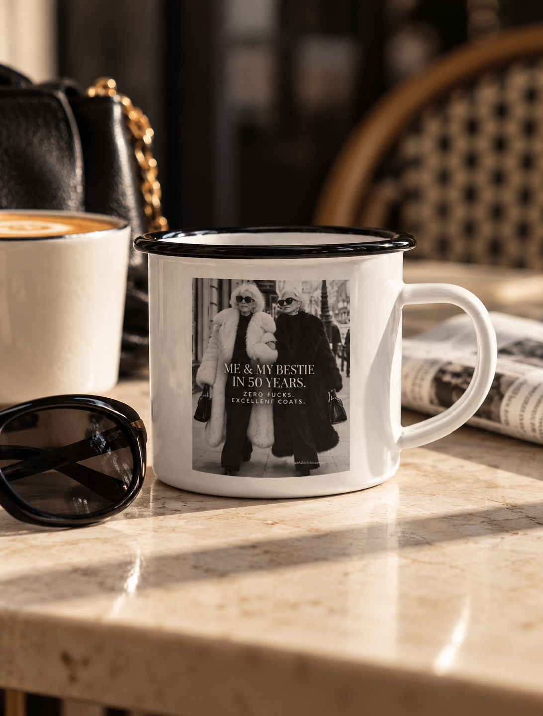 BESTIES IN 50 years Retro Mug