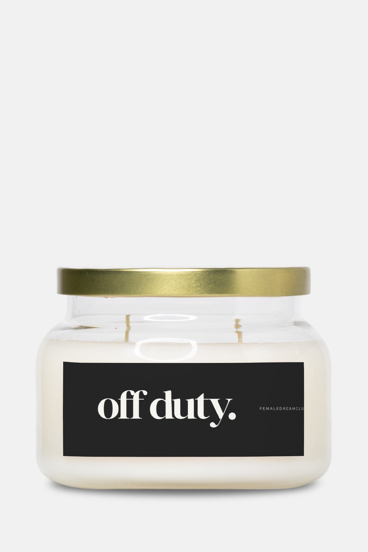 The OFF DUTY. Double-Wick Candle