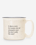 ATTRACTED BUT UNIMPRESSED. Terrazzo Ceramic Mug
