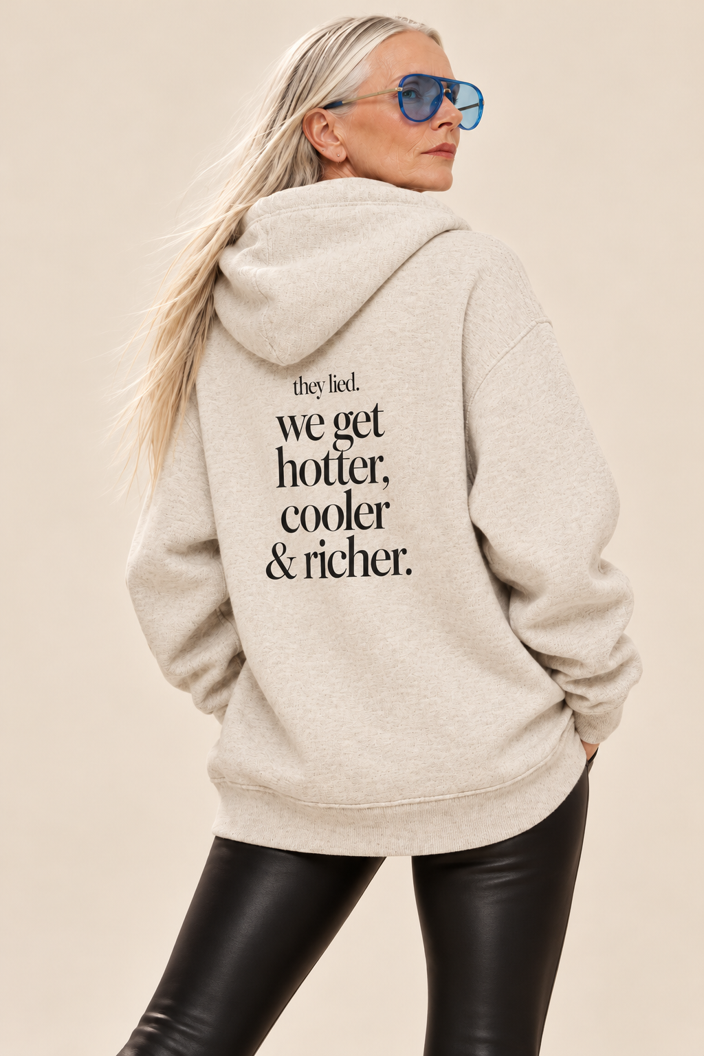 The THEY LIED. Boyfriend Hoodie