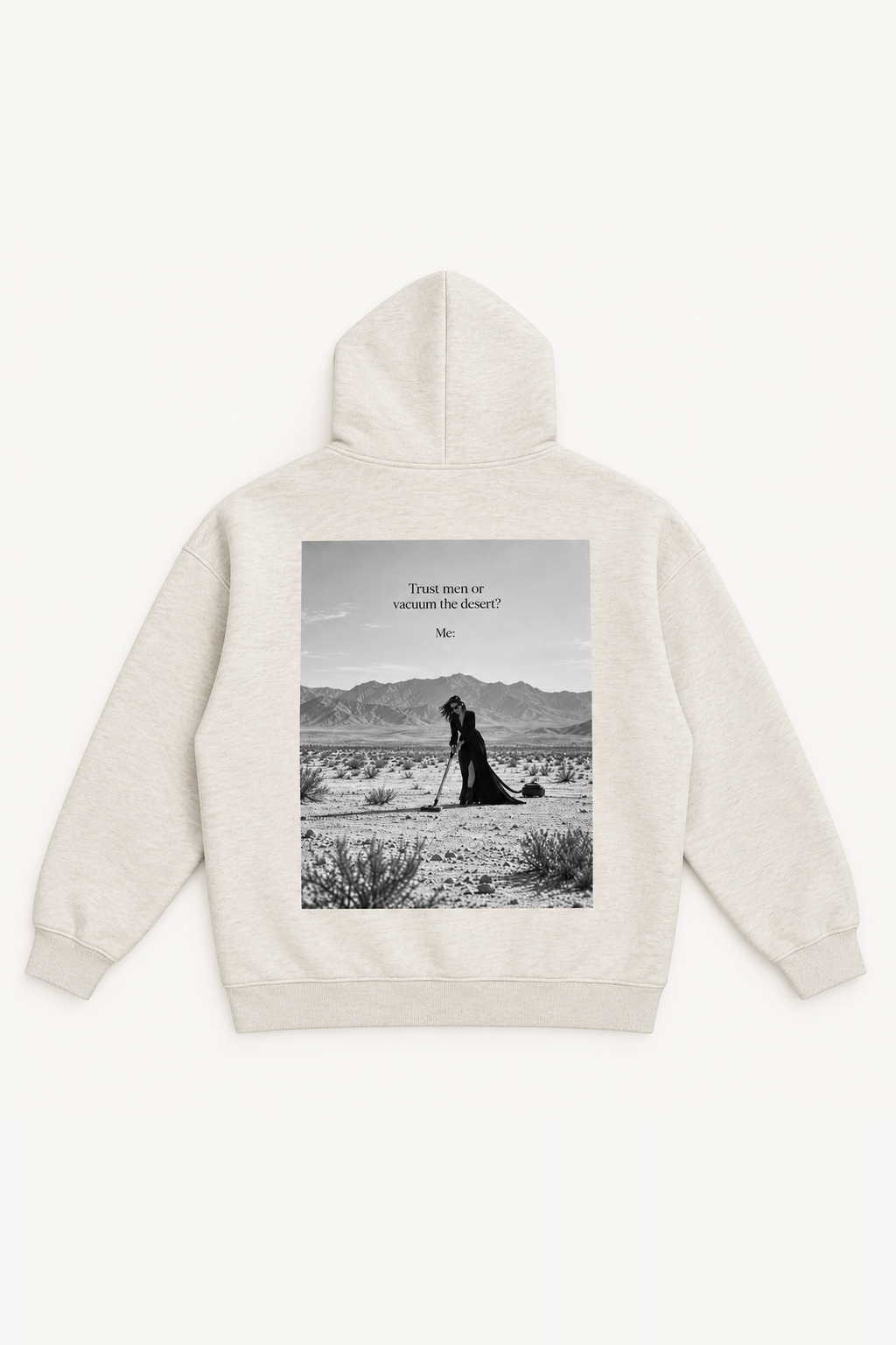 The VACUUM THE DESERT. Boyfriend Hoodie