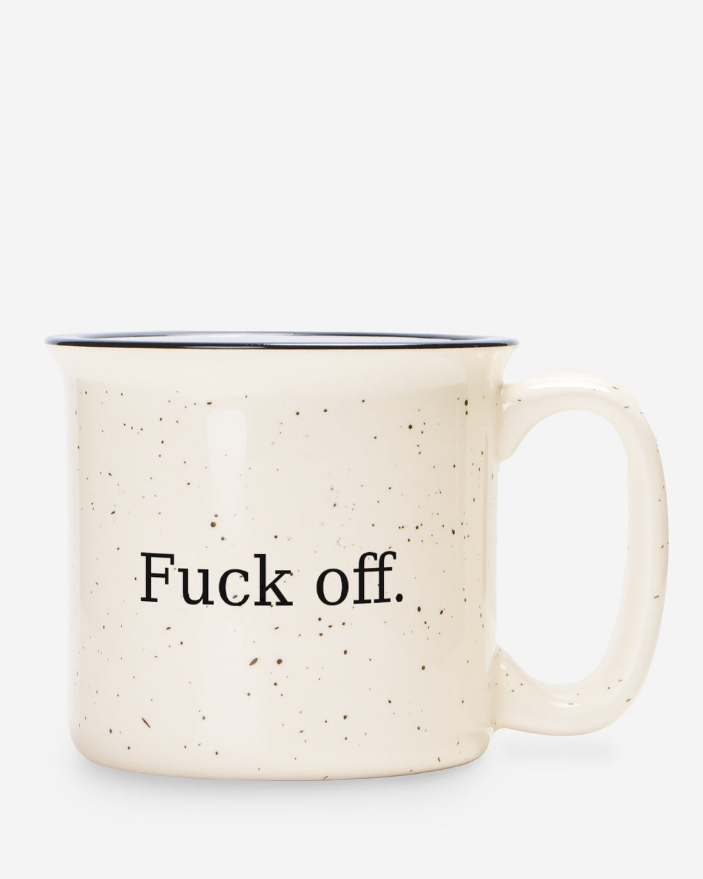 FUCK OFF. Terrazzo Ceramic Mug.