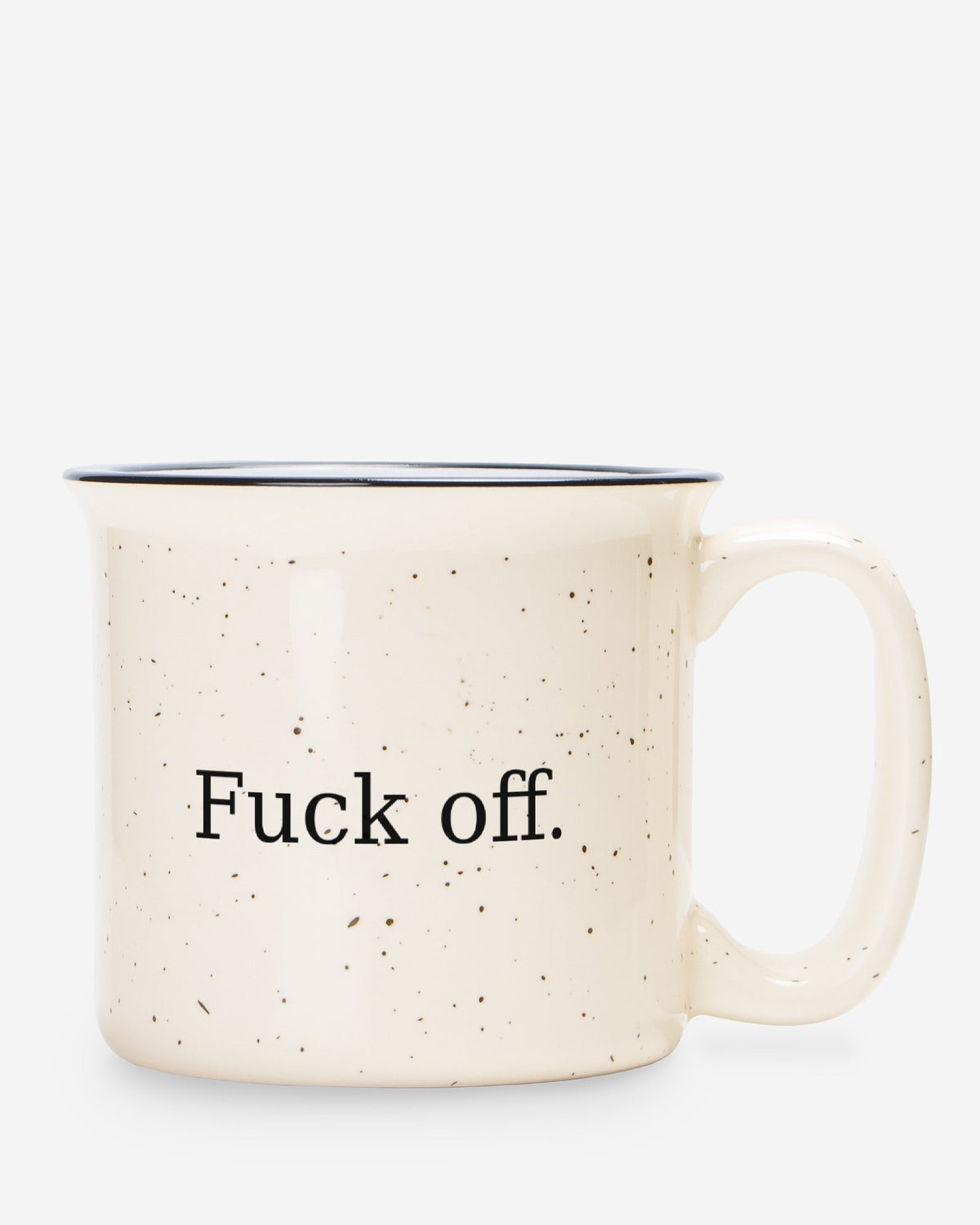 FUCK OFF. Terrazzo Ceramic Mug.