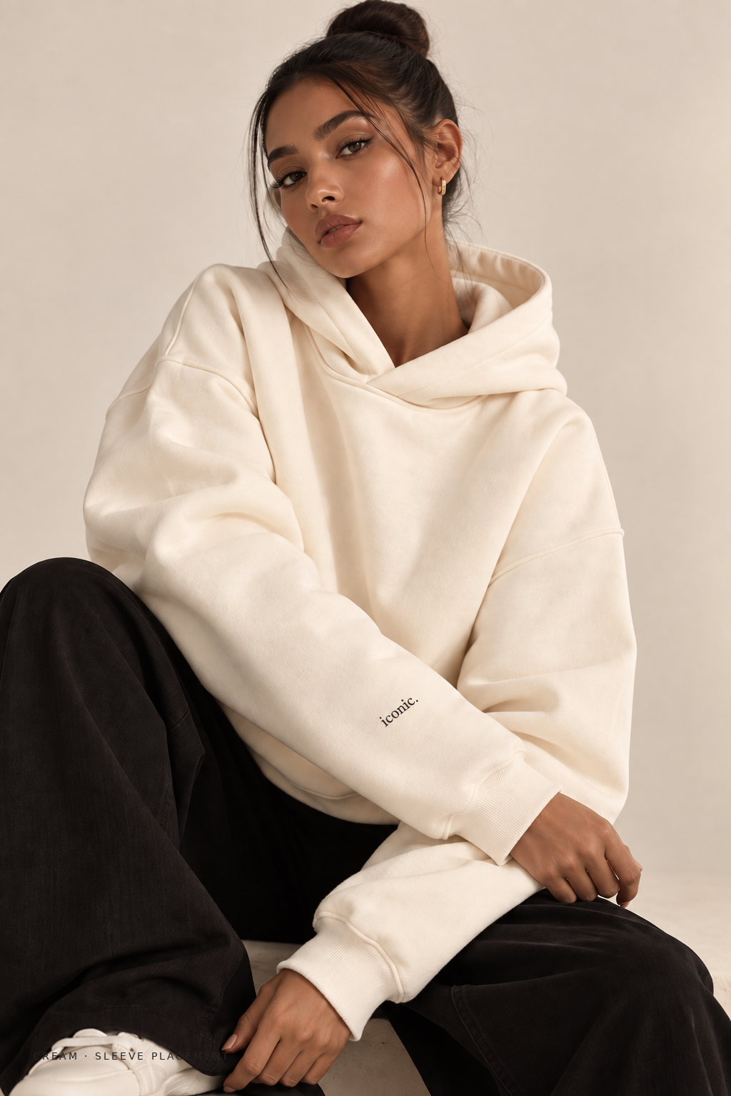 ICONIC. Oversized Sleeve Hoodie