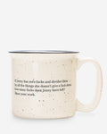 JENNY HAS ZERO FUCKS. Terrazzo Ceramic Mug