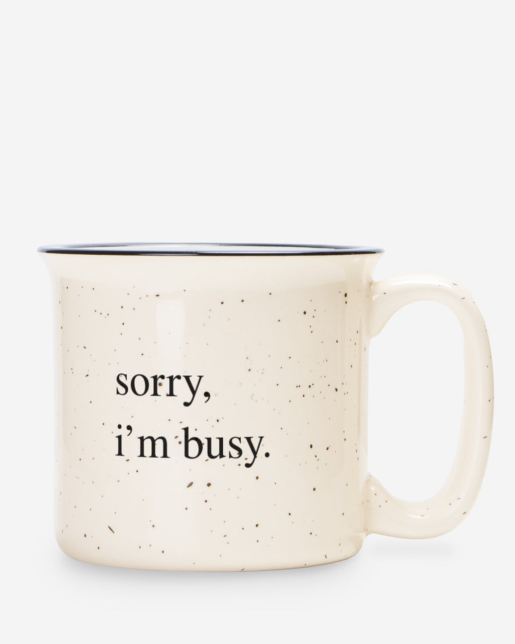 SORRY, I'M BUSY. Terrazzo Ceramic Mug